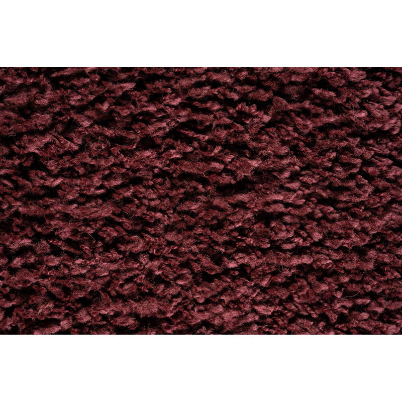 Solid Colour Area Rug, Rectangle 120 cm x 170 cm, Red
