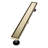 FINE FIXTURES Stainless Steel 32 inch Linear Shower Drain with Hair Trap and Tile Insert & Grate 2-in-1 Design-126533275
