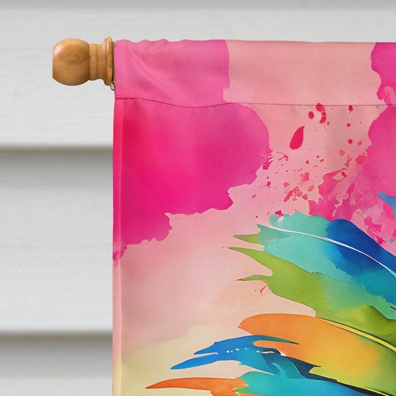 Drapeau de maison hippie cacatoès