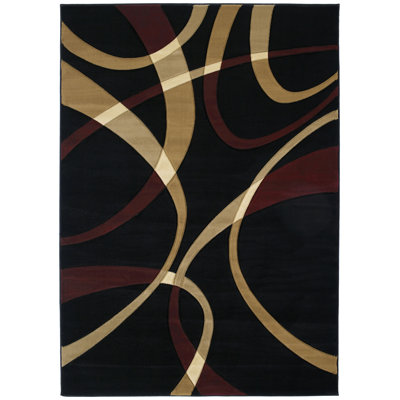 Tapis noir Dov
