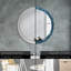 Huldar Glass Flat Wall Mirror
