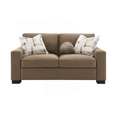 Loveseat With 3 Pillows