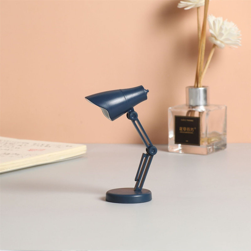 Mini lampe de bureau à DEL avec lampe de bureau, Blue