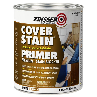 Zinsser 03554 Qt High Hide Cover Stain-1PK