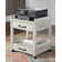 Auberon 24.75'' H x 21'' W Printer Stand with Wheels