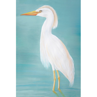 «Catch Egret» par Courtney Lye, reproduction sur toile tendue
