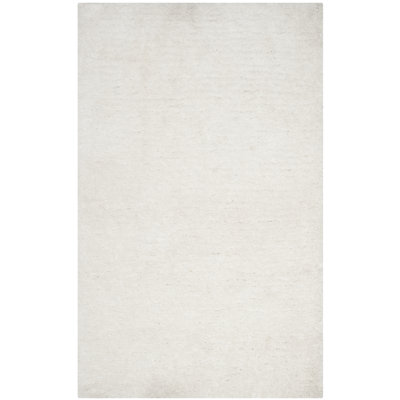 Franklynn Shag Hand Tufted Performance Solid Color Rug