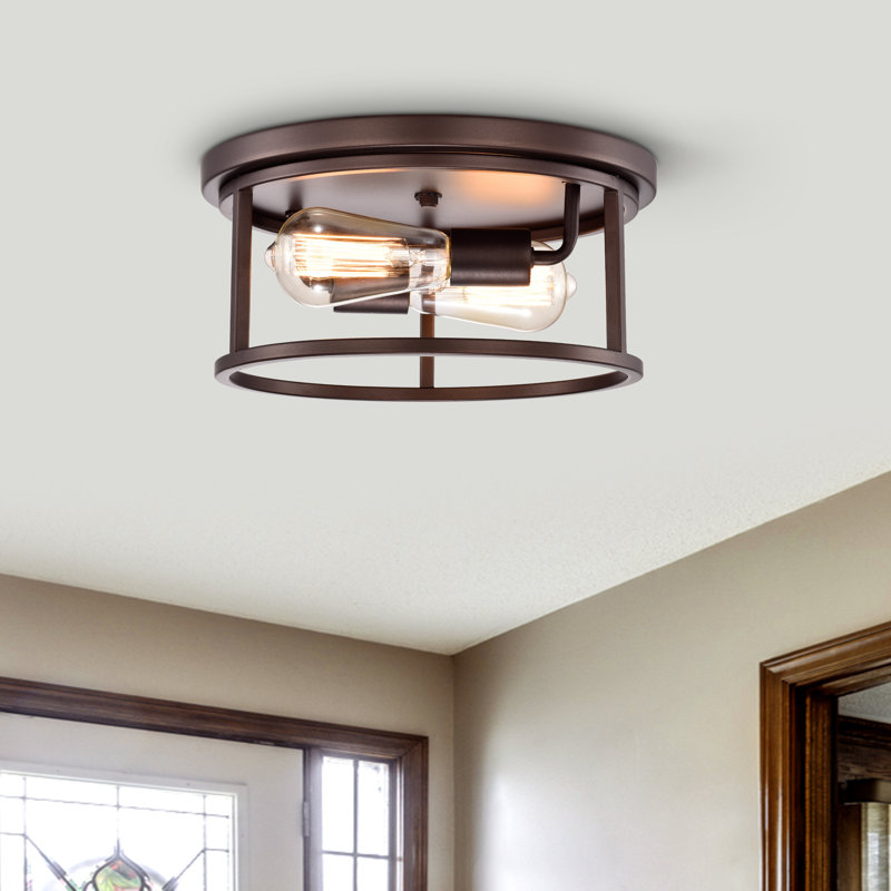 Plafonnier encastré 11,75 "2 lumières Gopi