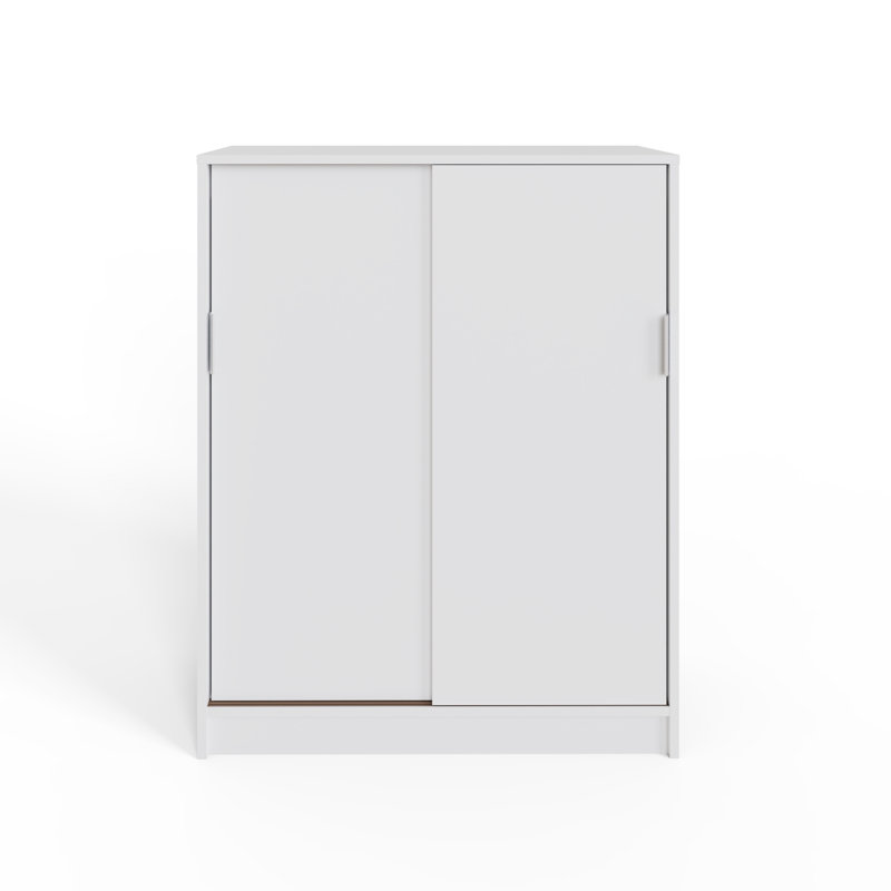 22 Pair Shoe Storage Cabinet, White