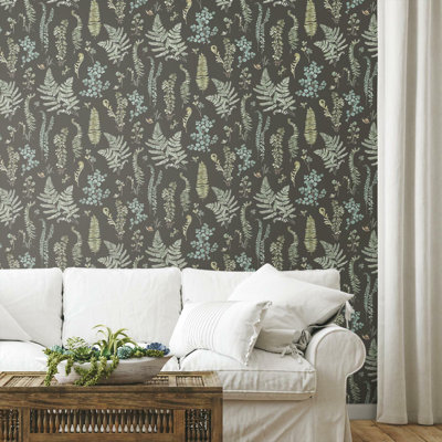 Lisa Audit Fern Study Peel and Stick Wallpaper