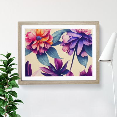 Extravagant Flowers - Single Picture Frame Print