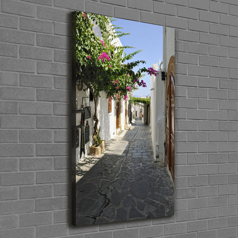 A Charming Path - Wrapped Canvas Print