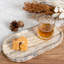 Plateau en marbre naturel ovale Guein-1271332730