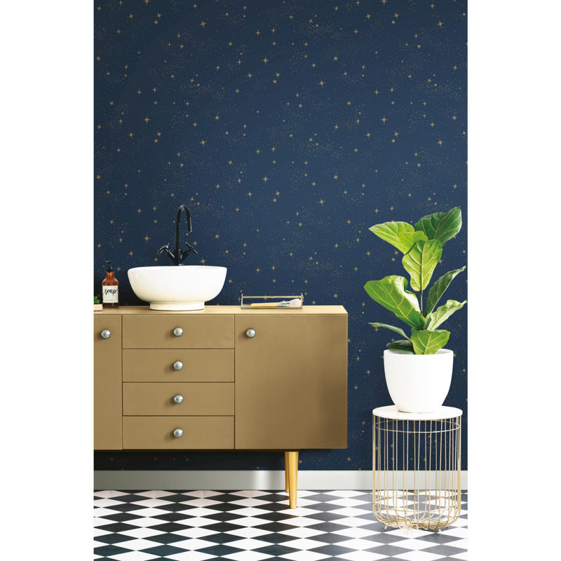 Rebecca Peel & Stick Starburst Roll, Navy