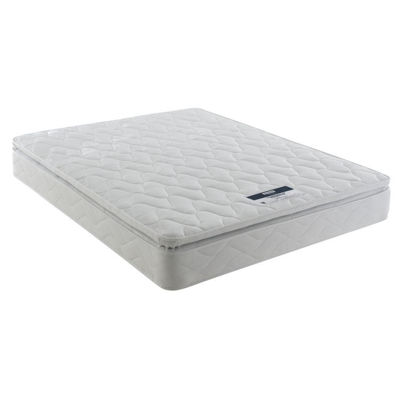 Layezee Pillow Top Open Coil Mattress, Double (4'6)