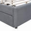 Lit plateforme tapissier Teddy