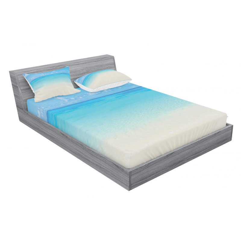Microfiber Sheet Set, Queen Sheet Set with Fitted Sheet