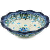 Forget Me Not Stoneware Rice Bowl