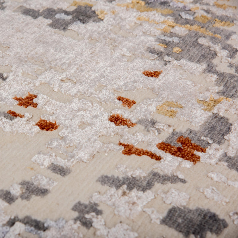 Tapis en laine noué à la main, Tapis de couloir 4 pi 6 po x 9 pi
