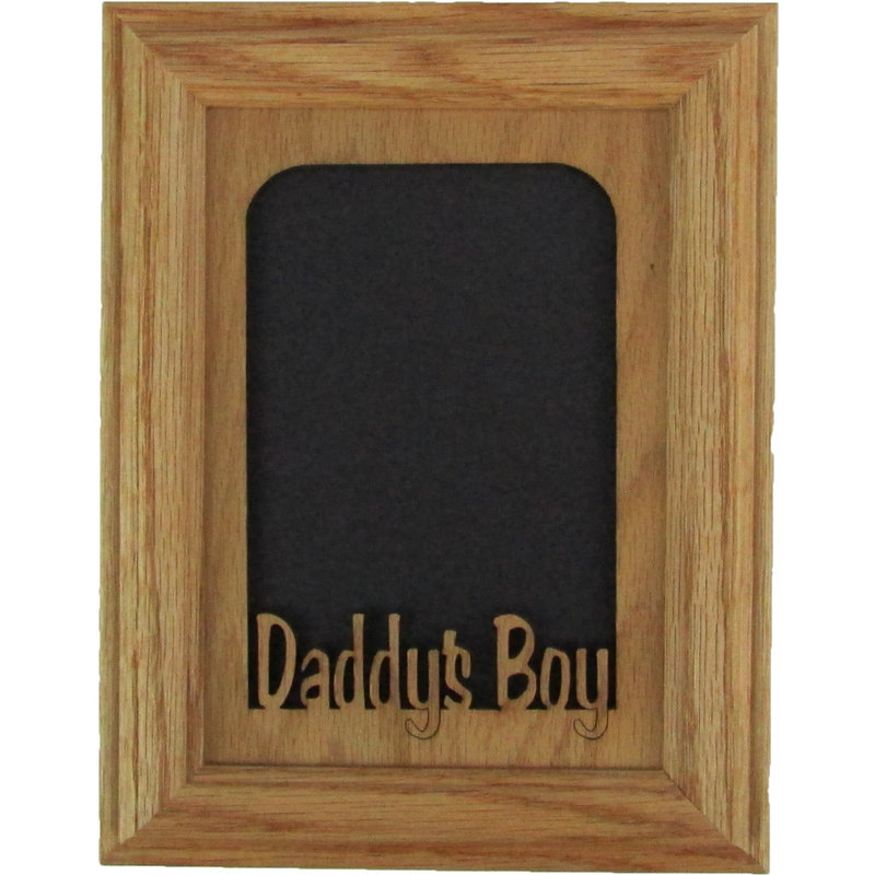 Cadre photo Daddy's Boy, Chêne, Vertical