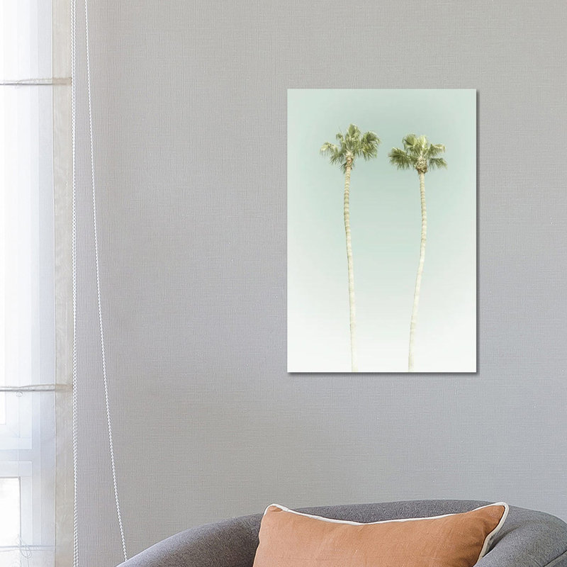 Vintage Palm Trees by Melanie Viola - Wrapped Canvas Print, 66.04 cm H x 45.72 cm W x 1.91 cm D