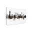 «New Haven Connecticut Skyline BW» par Michael Tompsett, impression sur toile tendue-1535523072