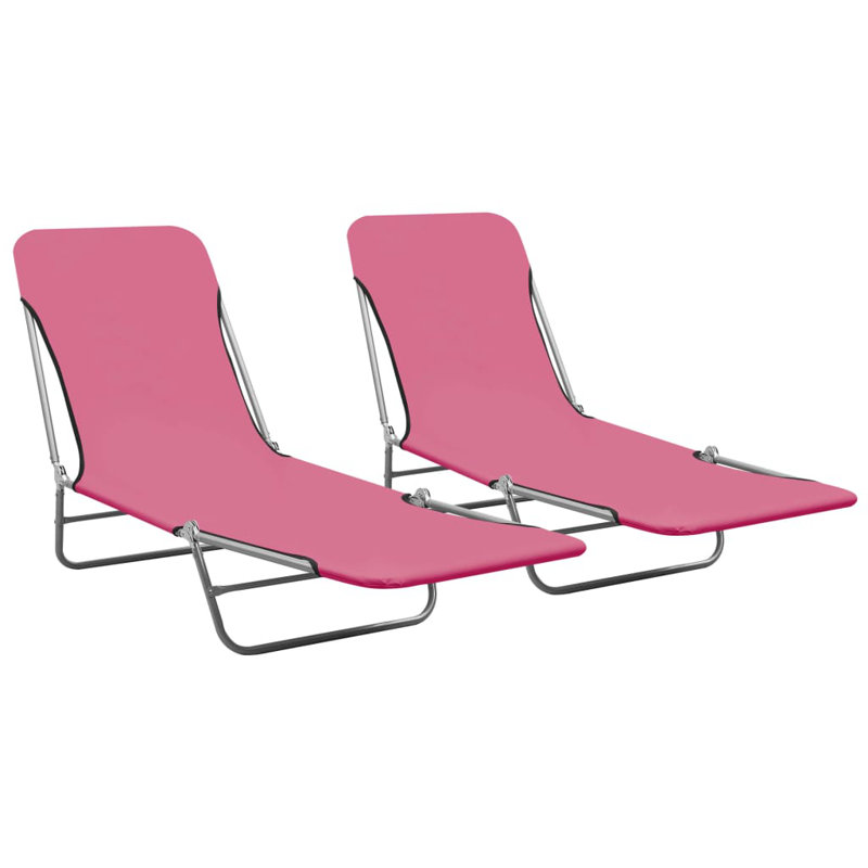 Audris 182cm Long Single Chaise, Pink