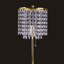 20,25 "lampe de table en métal" Glam Deco "avec finition dorée et accents de cristal-58582790