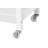 White Wheeled Kitchen Island Trolley With Drawers, Detachable Towel Rack, And 3 Hooks. A Flexible Storage Trolley For Home Kitchens.-76547510-76547509