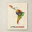 « south america aquarelle map », reproduction d’impression sur toile-1320352310