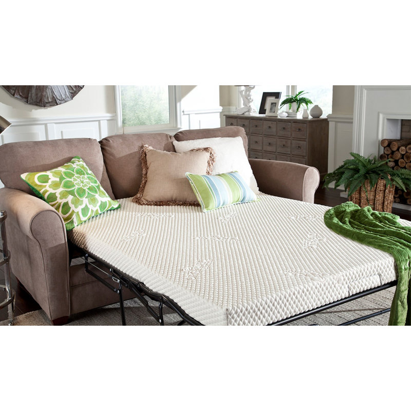 PlushBeds Slice of Heaven 4.5" Medium Latex Sofa Bed Mattress, Twin