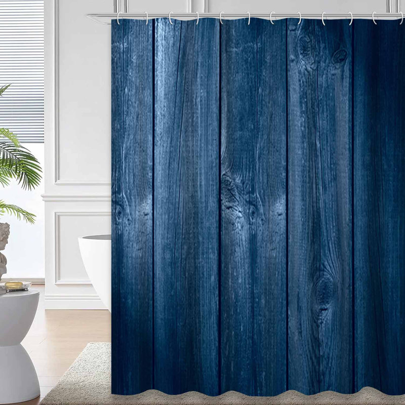 Rideau de douche Old Wood, L 72 po x l 78 po