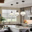 1-Light 3CCT Dimmable Single Glass LED Pendant Light for Hallway/Kitchen Island-2090530545-2101850851