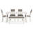 Damonee Dining Table And 4 Chairs And Bench (Set Of 6)