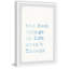 The Best Things in Life - Reproduction d'art textuel sur papier encadré-1082360233