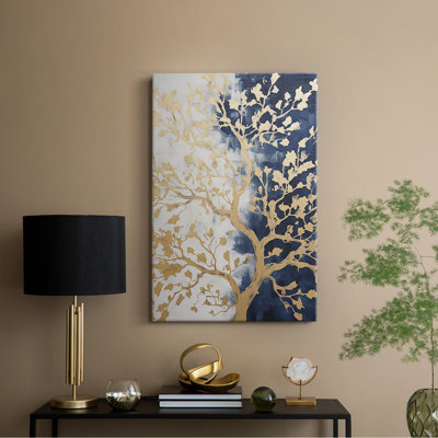 Paysages série CCxxiv - Toile tendue avec châssis de qualité supérieure - Prêt à être accroché