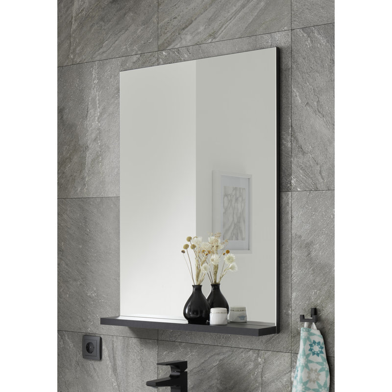Gavins Flat Wall Mirror, 85cm H x 60cm W
