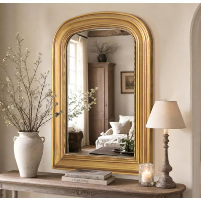 Decorative Wall Mirror with Wooden Frame