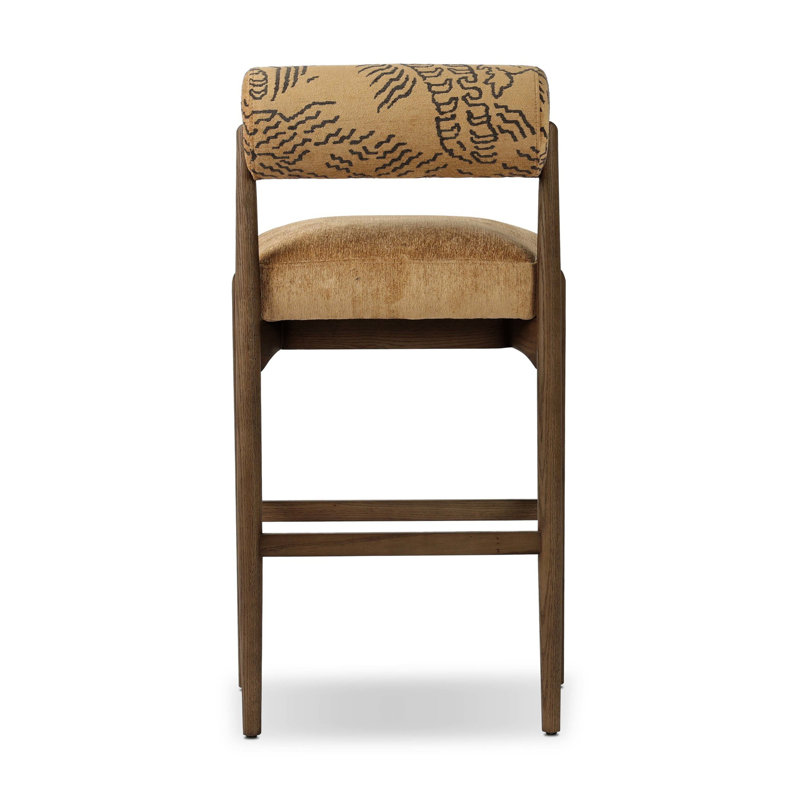 Jazelle Stool, Dharma Ochre, Bar Stool (31" Seat Height)