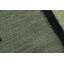 Tapis vert kilim en laine vert 10 x 15