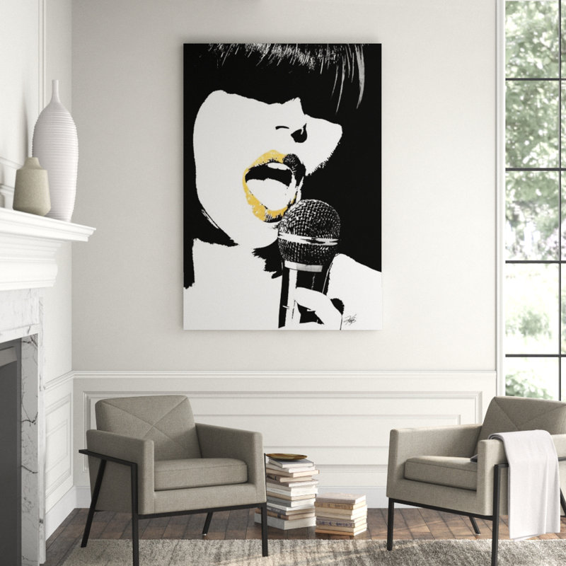 Glam Rock VI Print by Kelli Ellis, Glass Coat, 58" H x 40" W