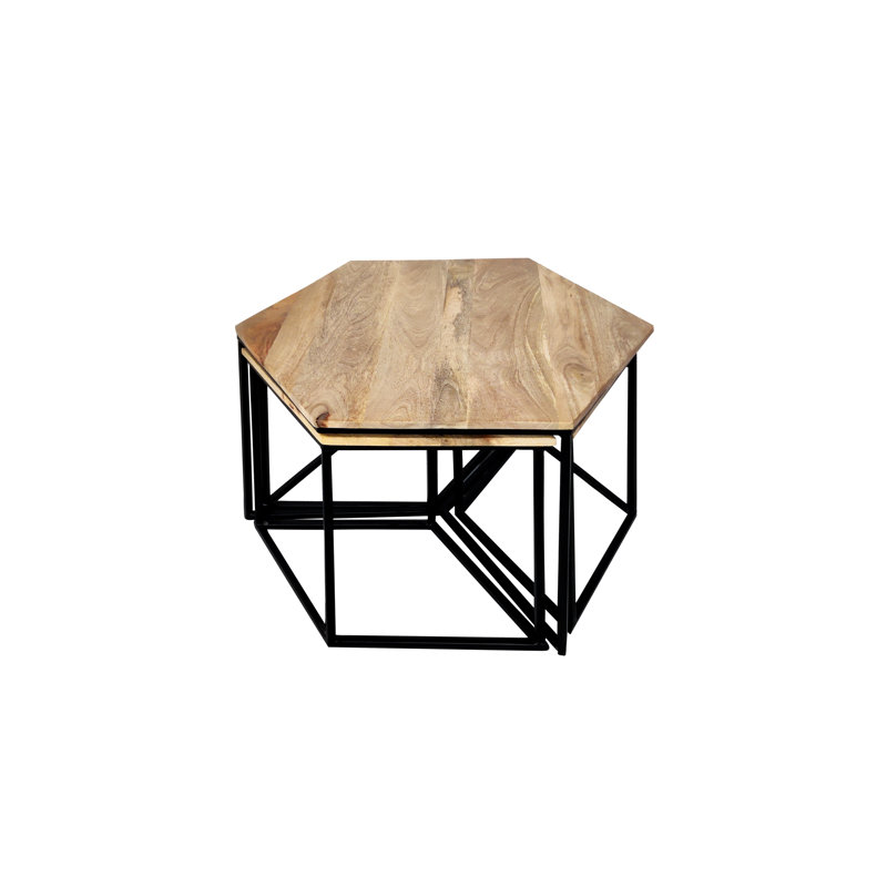 Timko Side Table Set 4 Pieces, Natural