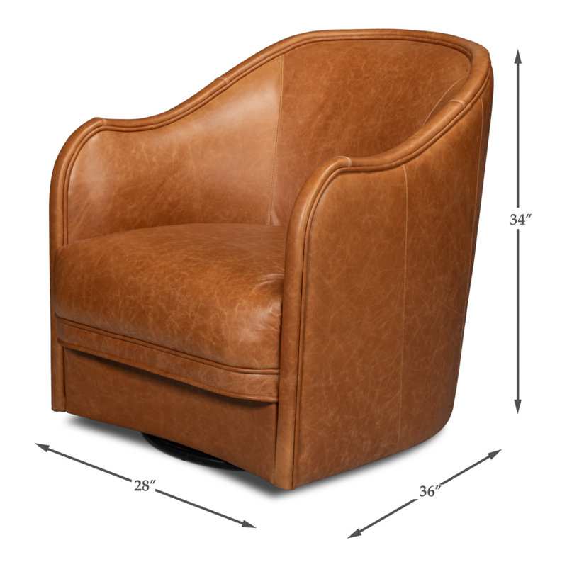 Braxton Swivel Club Chair