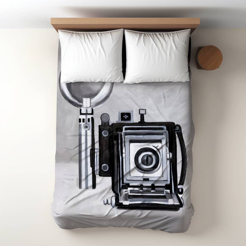 Housse de couette antique gris | Literie Home Decor