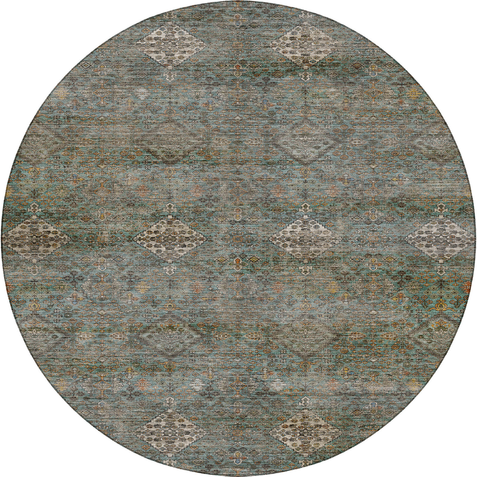 Rug, Teal, 8' Round
