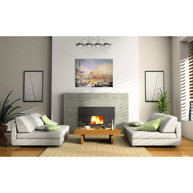 Canaletto - No Frame Print on Wood, 74cm H x 100cm W x 1.8cm D