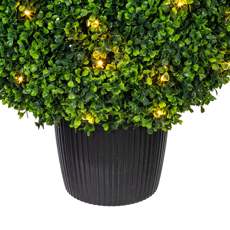 Topiaire 20 '' en faux buis en pot