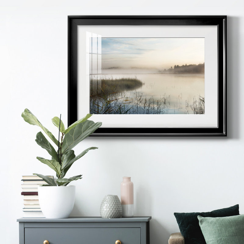 A New Day - Photographie avec cadre photo, Noir, H 18,5 po x l 24,5 po x P 1 po, Blanc