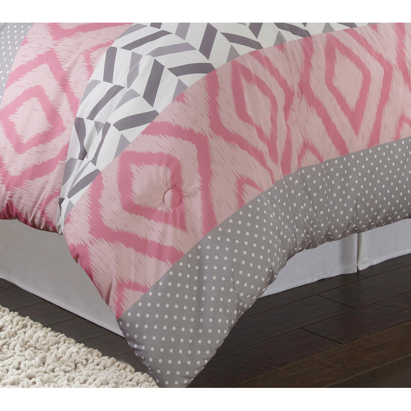  5 Piece Reversible Comforter Set, Full/Double