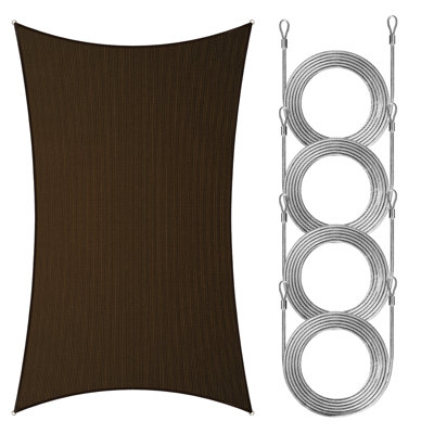 Royal Shade Rectangle Shade Sail With Rope
